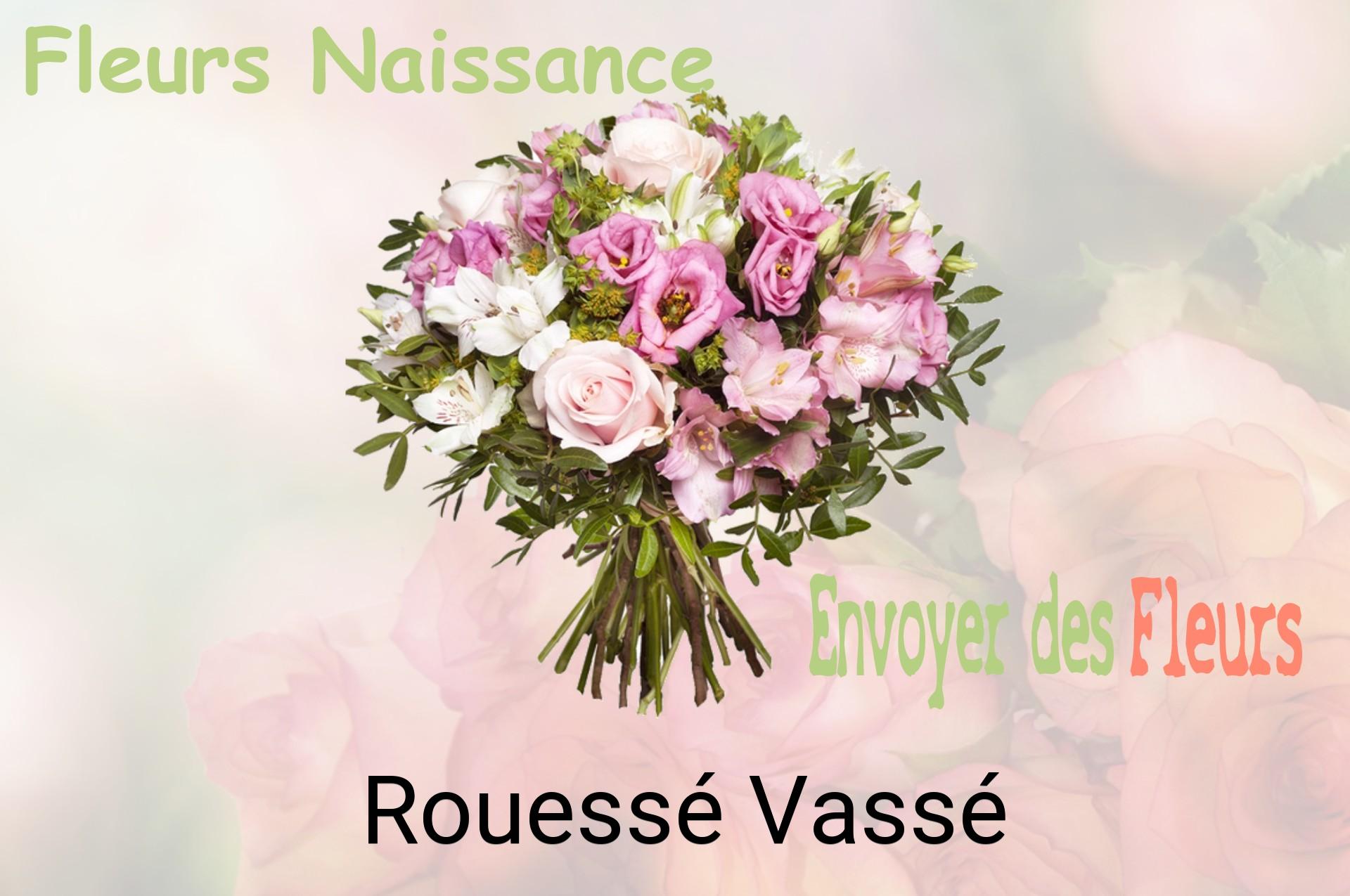 Bouquet de fleurs de naissance livré à Rouessé-Vassé